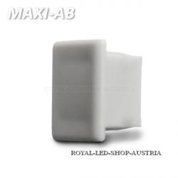 Endkappe für Profil, "PDS4-ALU", "MAXI-AB", Silber