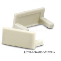 Endkappe für Profil "GROUND-IN", "HR- ALU", weiss, begehbar