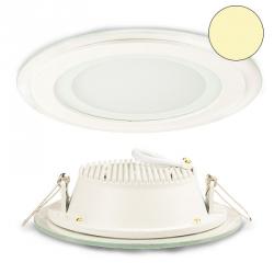 LED Glas Downlight 12W, 120°, inkl. Driver, warmweiss, 9009377018343