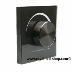 Easy Wand-Dimmer mit Drehknopf, schwarz mit Batteriebetrieb