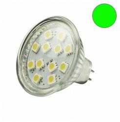 MR16 LED Spot 12SMD 2,0 Watt GRÜN