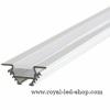Eckprofil  " PAC " , Aluminium eloxiert , für LED-Strip , L: 2000mm