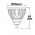 MR11 LED Strahler 3W COB, 38° warmweiss